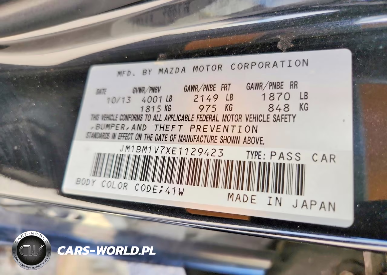2014 Mazda 3 Touring VIN:JM1BM1V7XE1129423 - 13