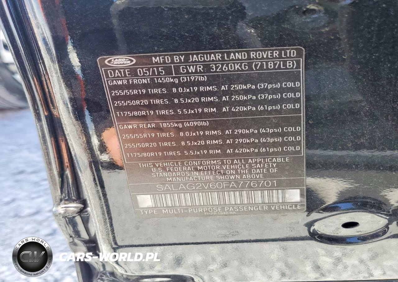 2015 Land Rover Lr4 Hse VIN:SALAG2V60FA776701 - 13