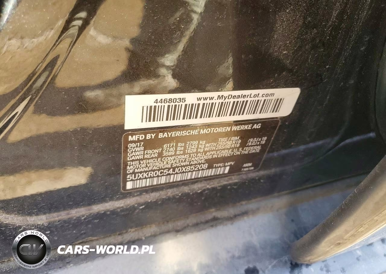 2018 BMW X5 xDrive35I VIN:5UXKR0C54J0X85208 - 13