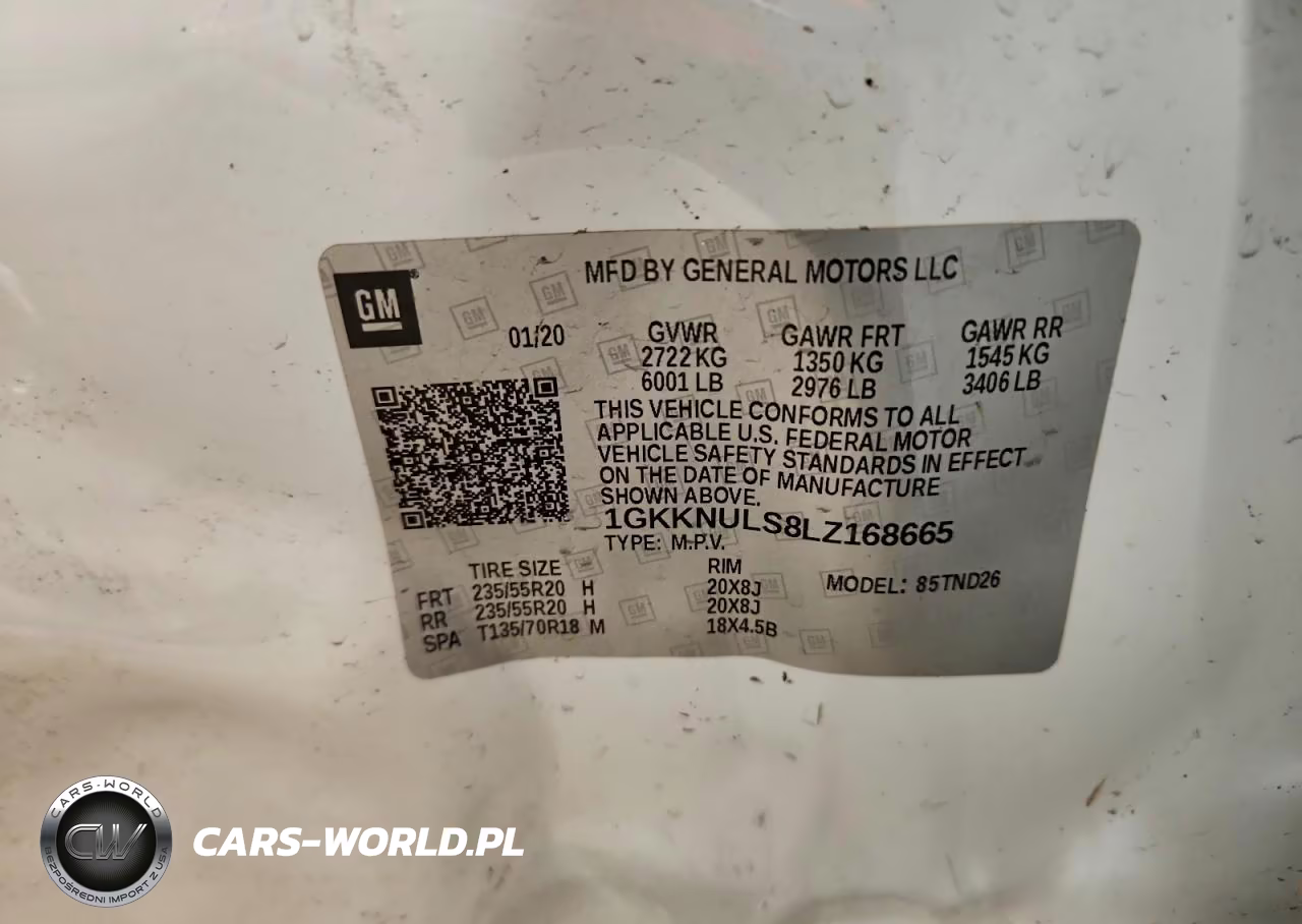 2020 GMC Acadia Slt VIN:1GKKNULS8LZ168665 - 13