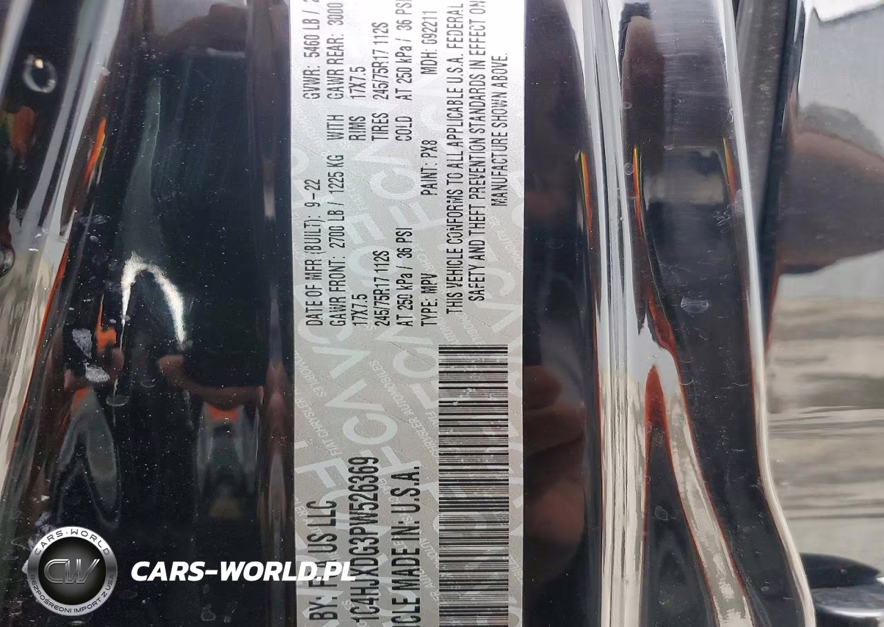 2023 Jeep Wrangler Sport VIN:1C4HJXDG3PW526369 - 14
