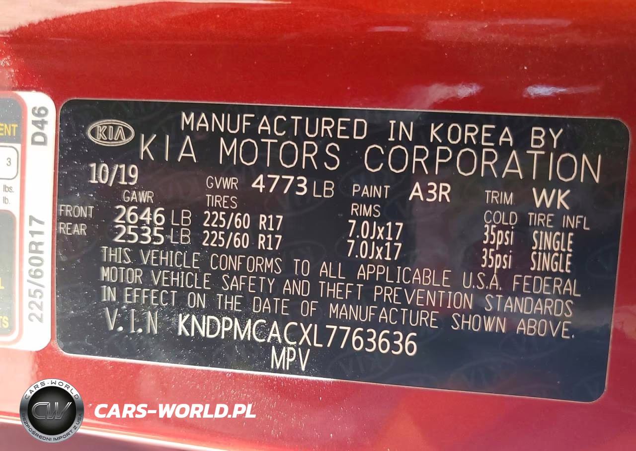 2020 Kia Sportage Lx VIN:KNDPMCACXL7763636 - 13