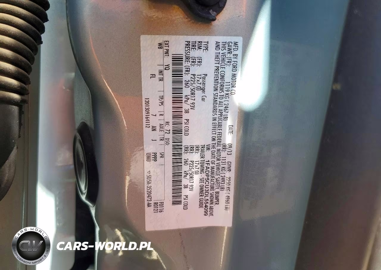 2013 Ford C-Max Premium VIN:1FADP5CU3DL554099 - 12