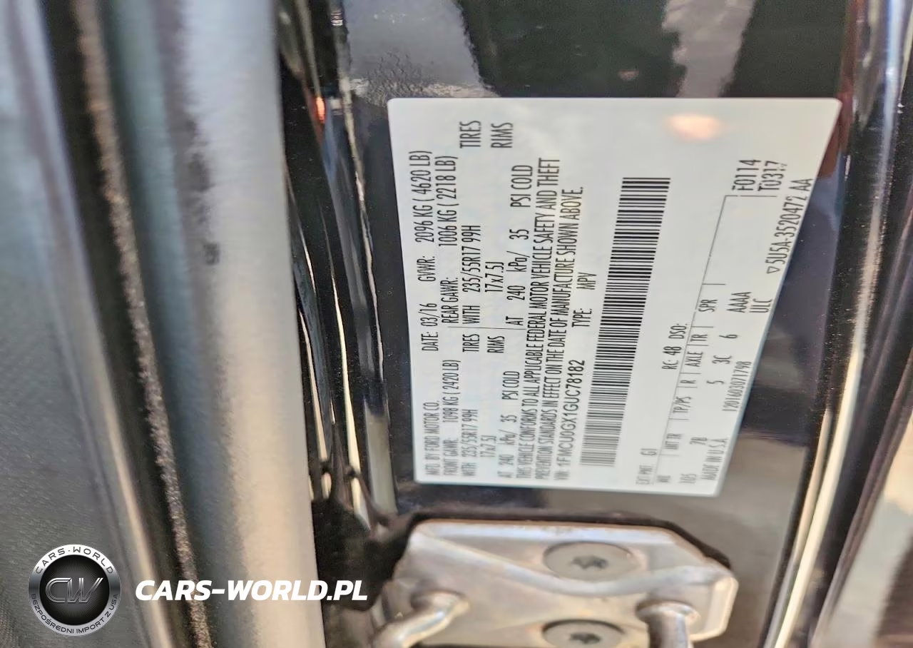 2016 Ford Escape Se VIN:1FMCU0GX1GUC78182 - 13