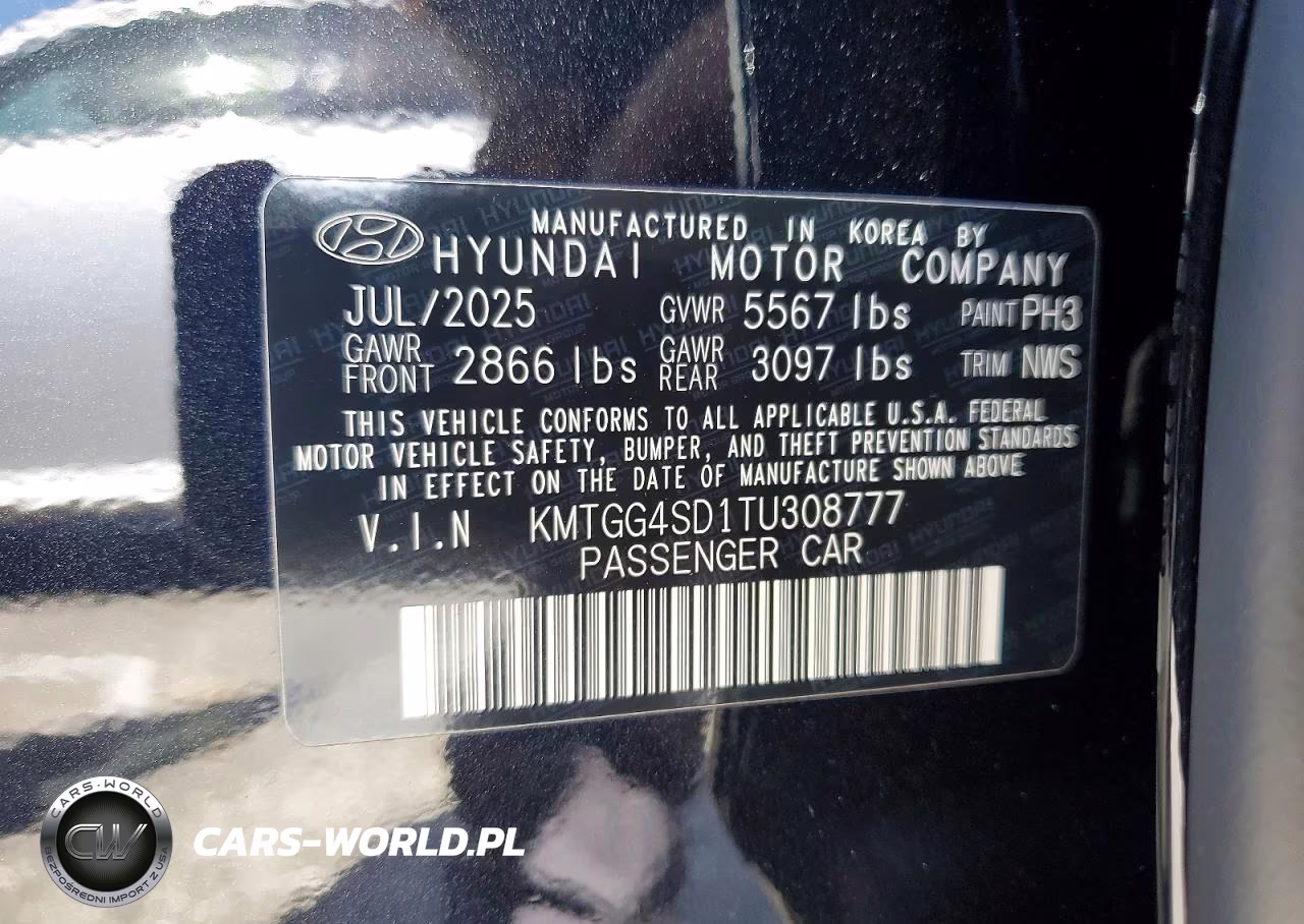 2026 Genesis G80 Sport Prestige VIN:KMTGG4SD1TU308777 - 12