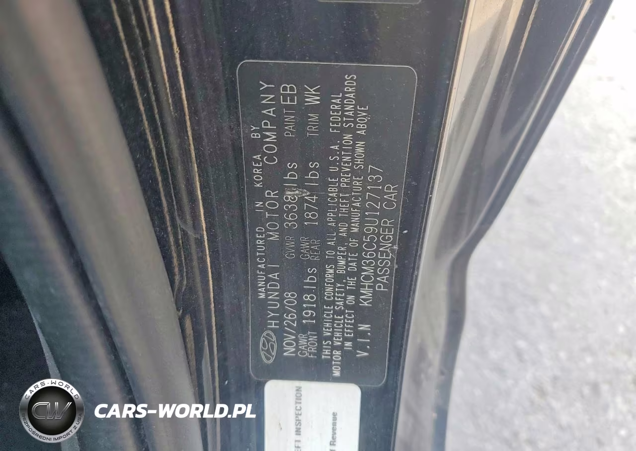 2009 Hyundai Accent Gs VIN:KMHCM36C59U127137 - 12
