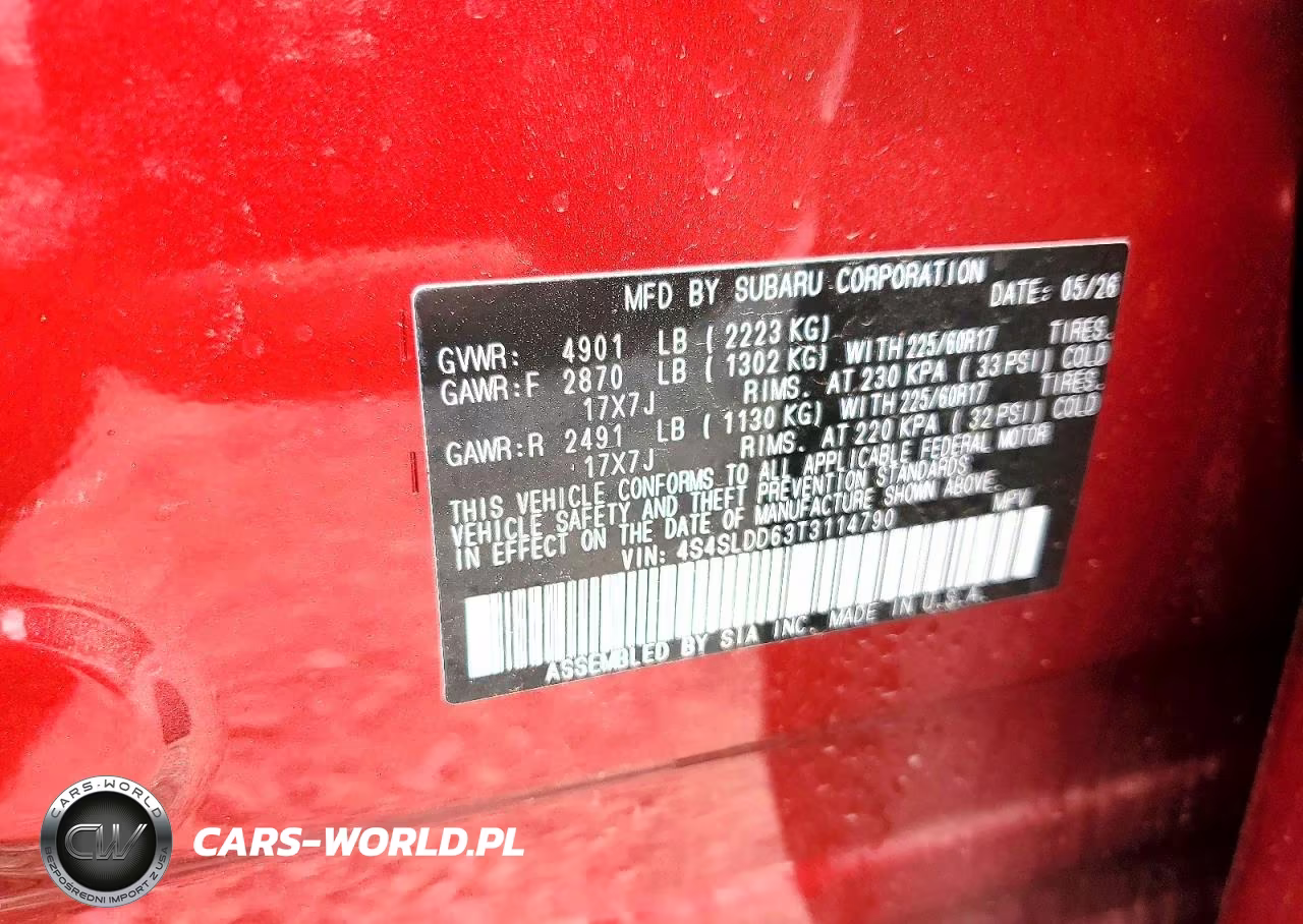 2026 Subaru Forester Premium VIN:4S4SLDD63T3114790 - 14