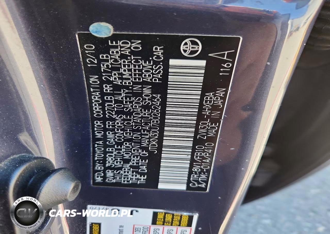 2011 Toyota Prius Three VIN:JTDKN3DU7B0262464 - 12