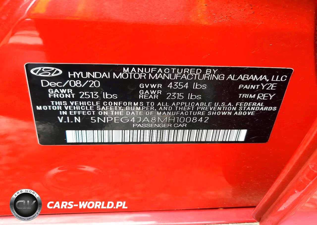 2021 Hyundai Sonata Se VIN:5NPEG4JA8MH100842 - 13