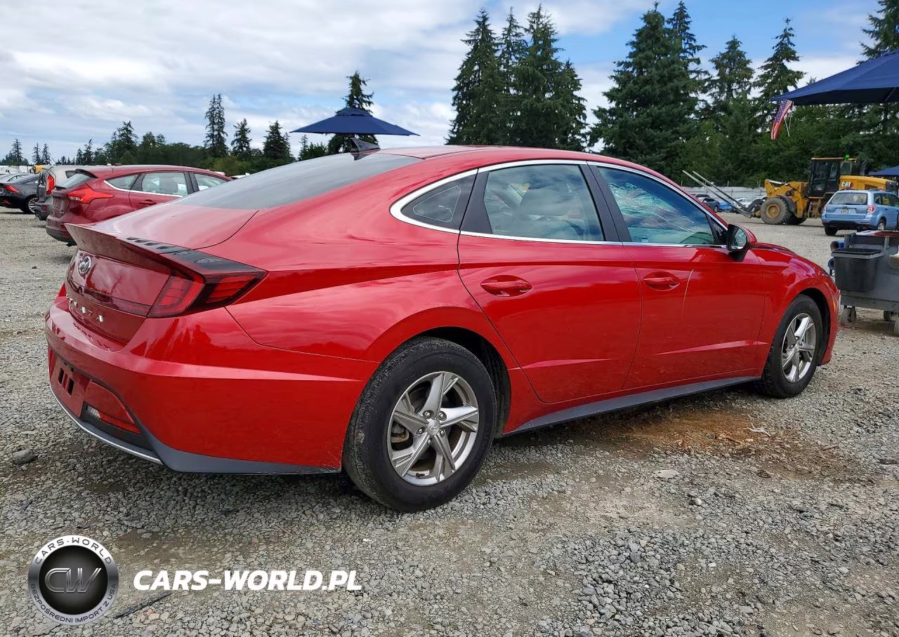 2021 Hyundai Sonata Se VIN:5NPEG4JA8MH100842 - 3