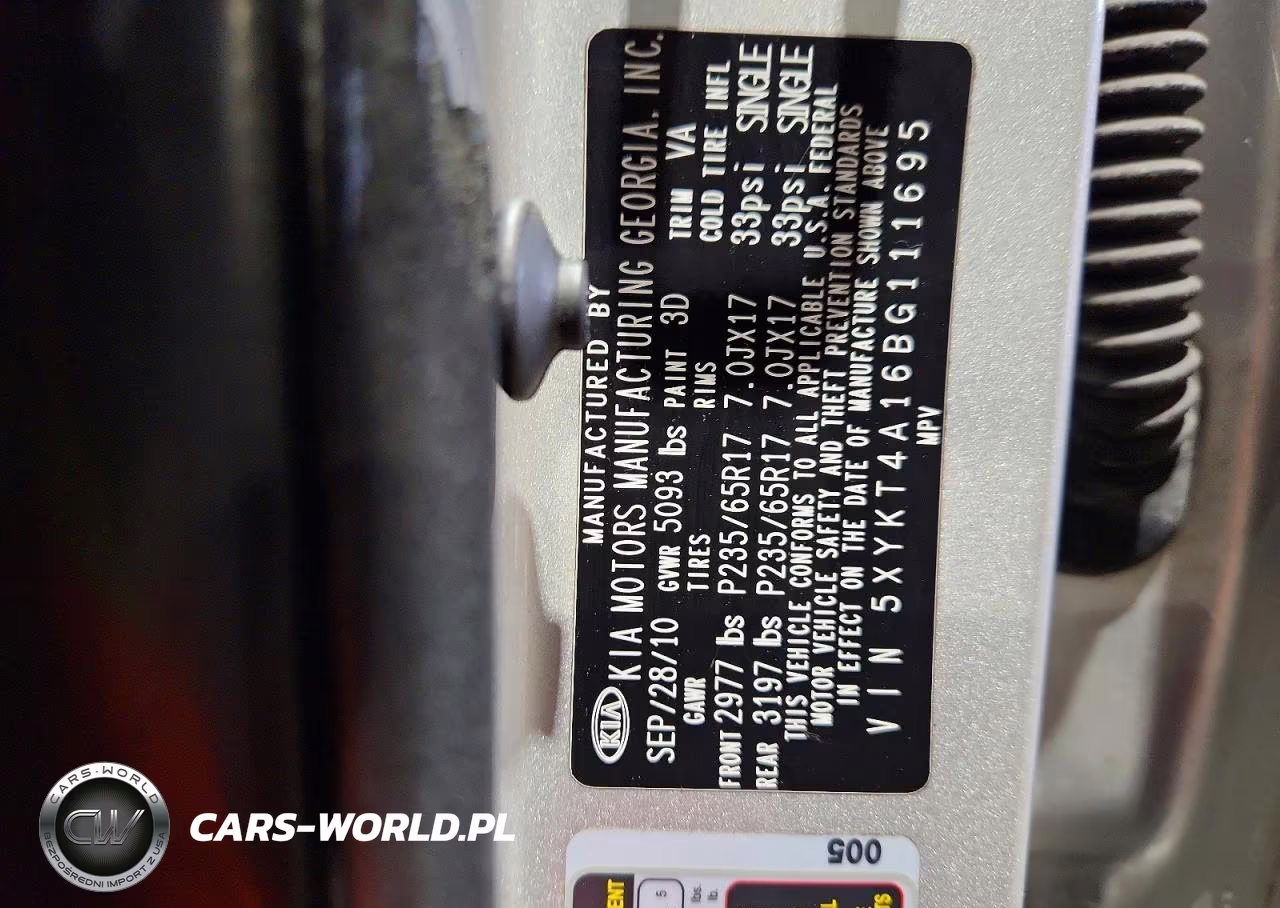 2011 Kia Sorento Lx VIN:5XYKT4A16BG111695 - 13