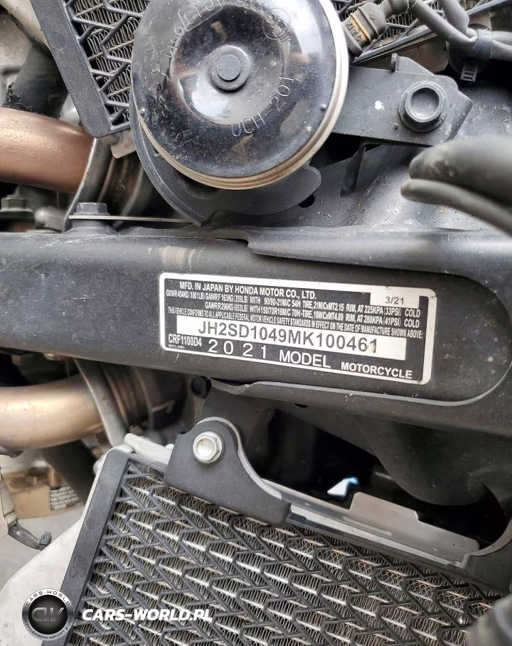2021 Honda Crf1100 D4 VIN:JH2SD1049MK100461 - 9