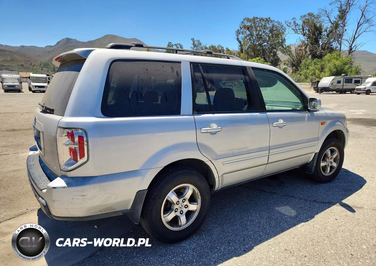 2007 Honda Pilot Ex VIN:5FNYF284X7B043633 - 3