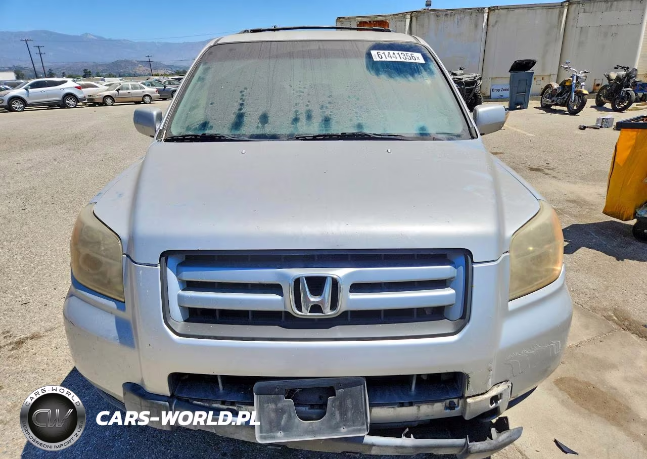 2007 Honda Pilot Ex VIN:5FNYF284X7B043633 - 5