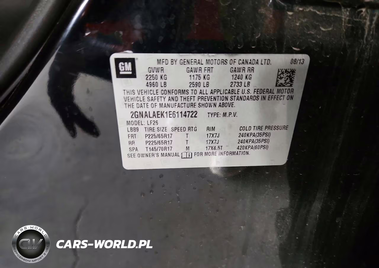 2014 Chevrolet Equinox Ls VIN:2GNALAEK1E6114722 - 13