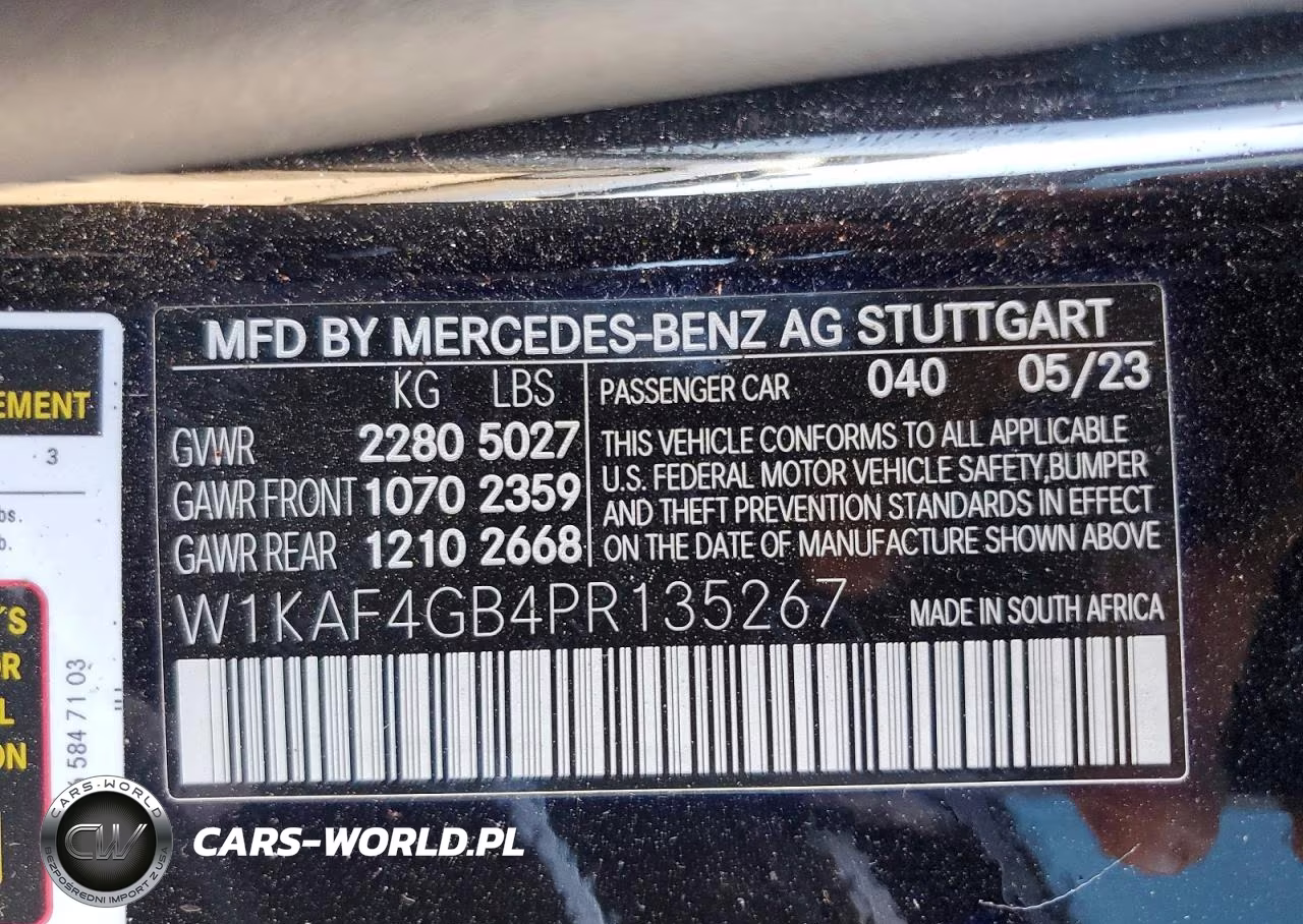 2023 Mercedes-Benz C 300 VIN:W1KAF4GB4PR135267 - 12