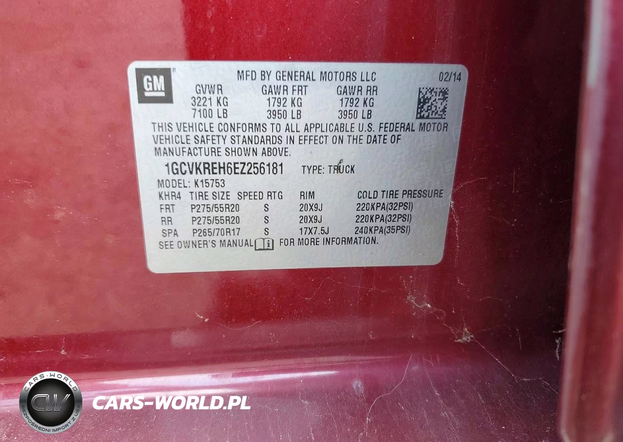 2014 Chevrolet Silverado K1500 Lt VIN:1GCVKREH6EZ256181 - 13