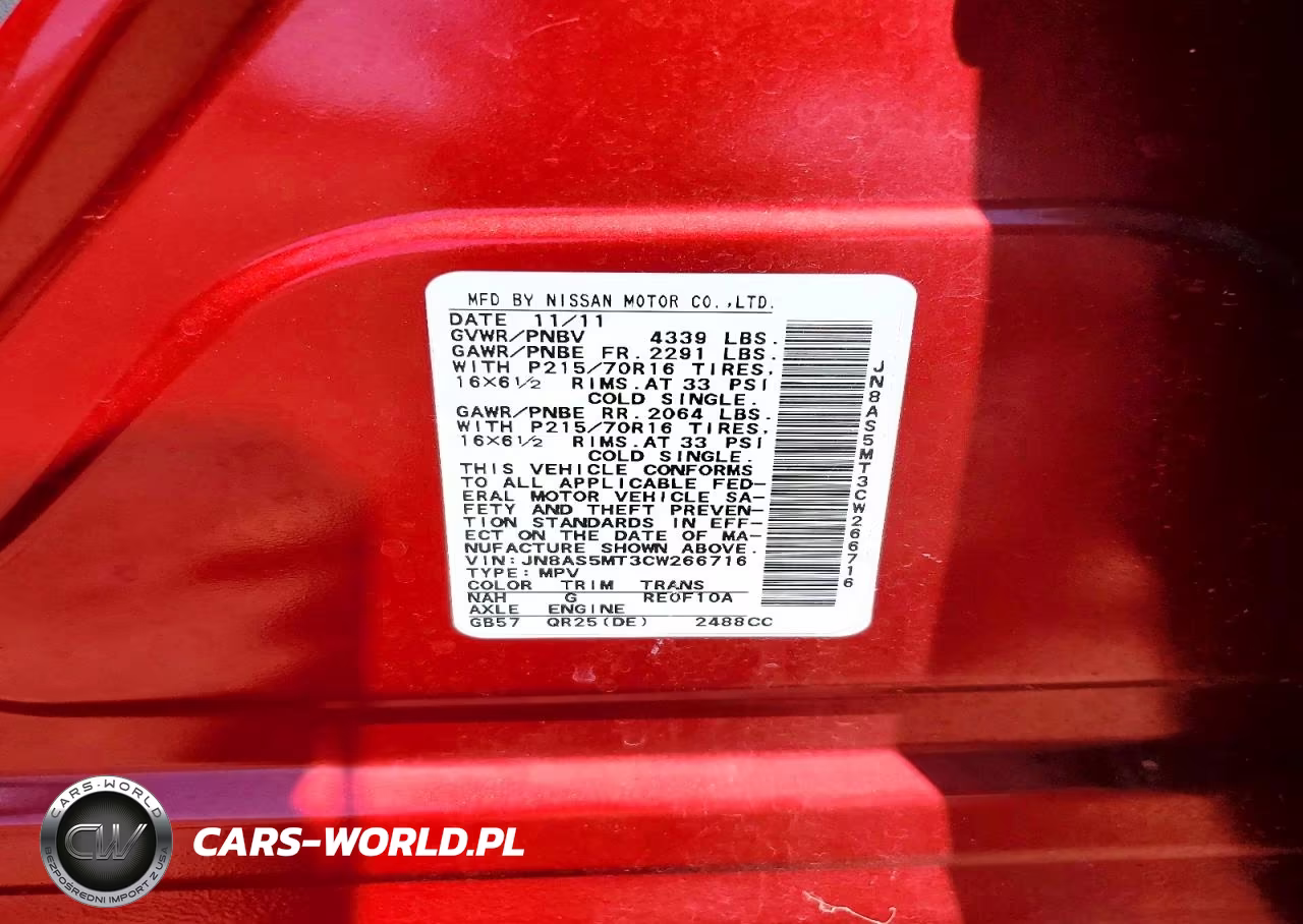2012 Nissan Rogue S VIN:JN8AS5MT3CW266716 - 13