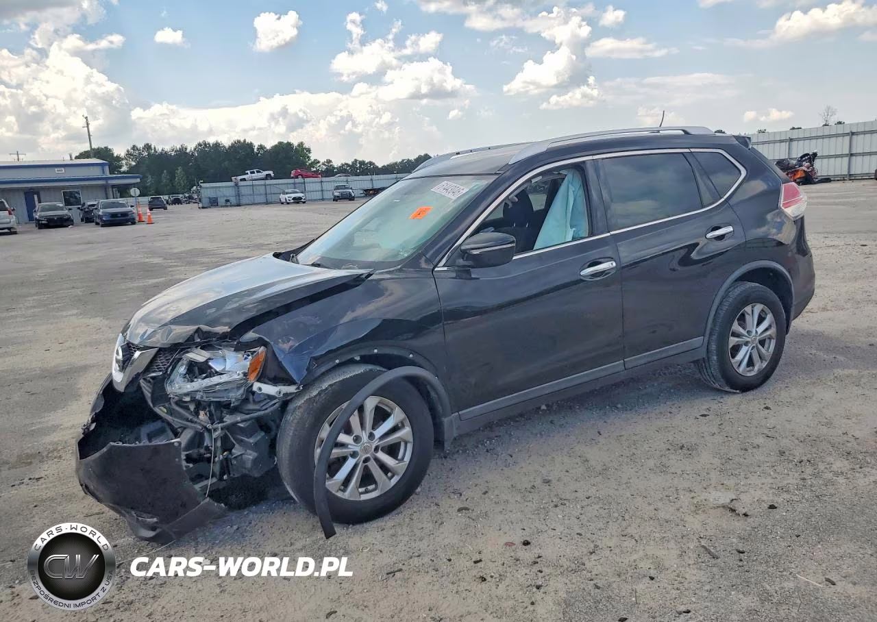 2015 Nissan Rogue Sv VIN:KNMAT2MT2FP525377 - 1