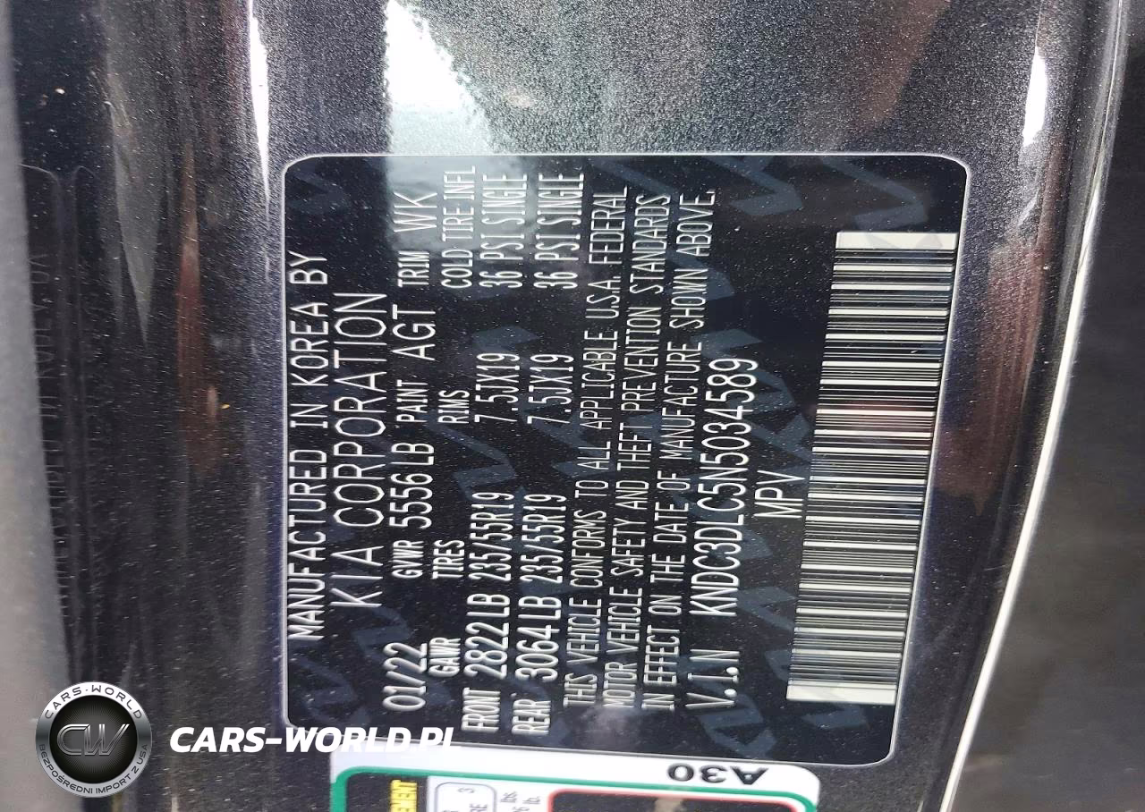 2022 Kia Ev6 Wind VIN:KNDC3DLC5N5034589 - 14