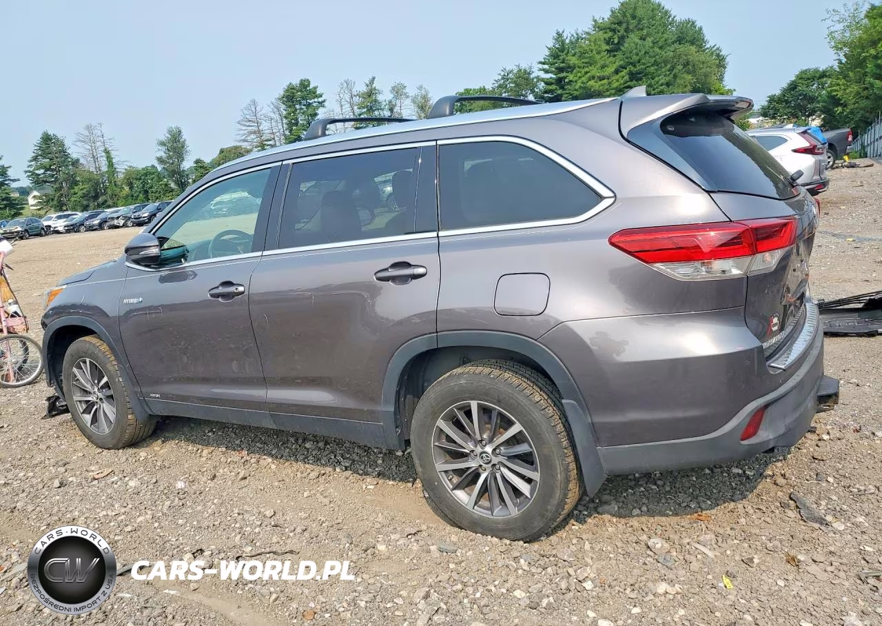 2019 Toyota Highlander Hybrid Xle VIN:5TDJGRFH6KS058325 - 2