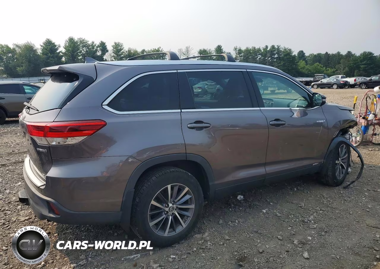 2019 Toyota Highlander Hybrid Xle VIN:5TDJGRFH6KS058325 - 3