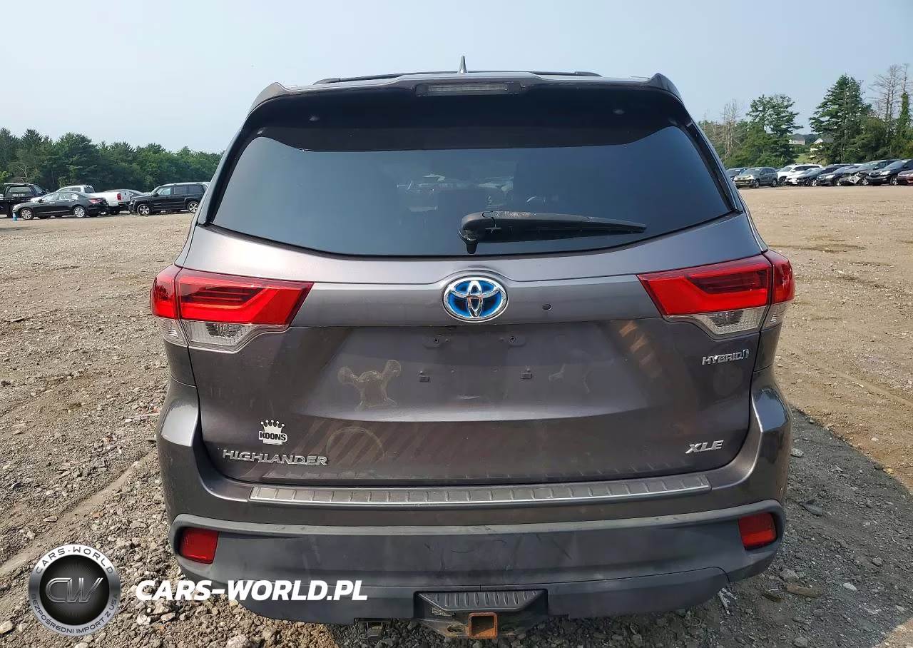 2019 Toyota Highlander Hybrid Xle VIN:5TDJGRFH6KS058325 - 6
