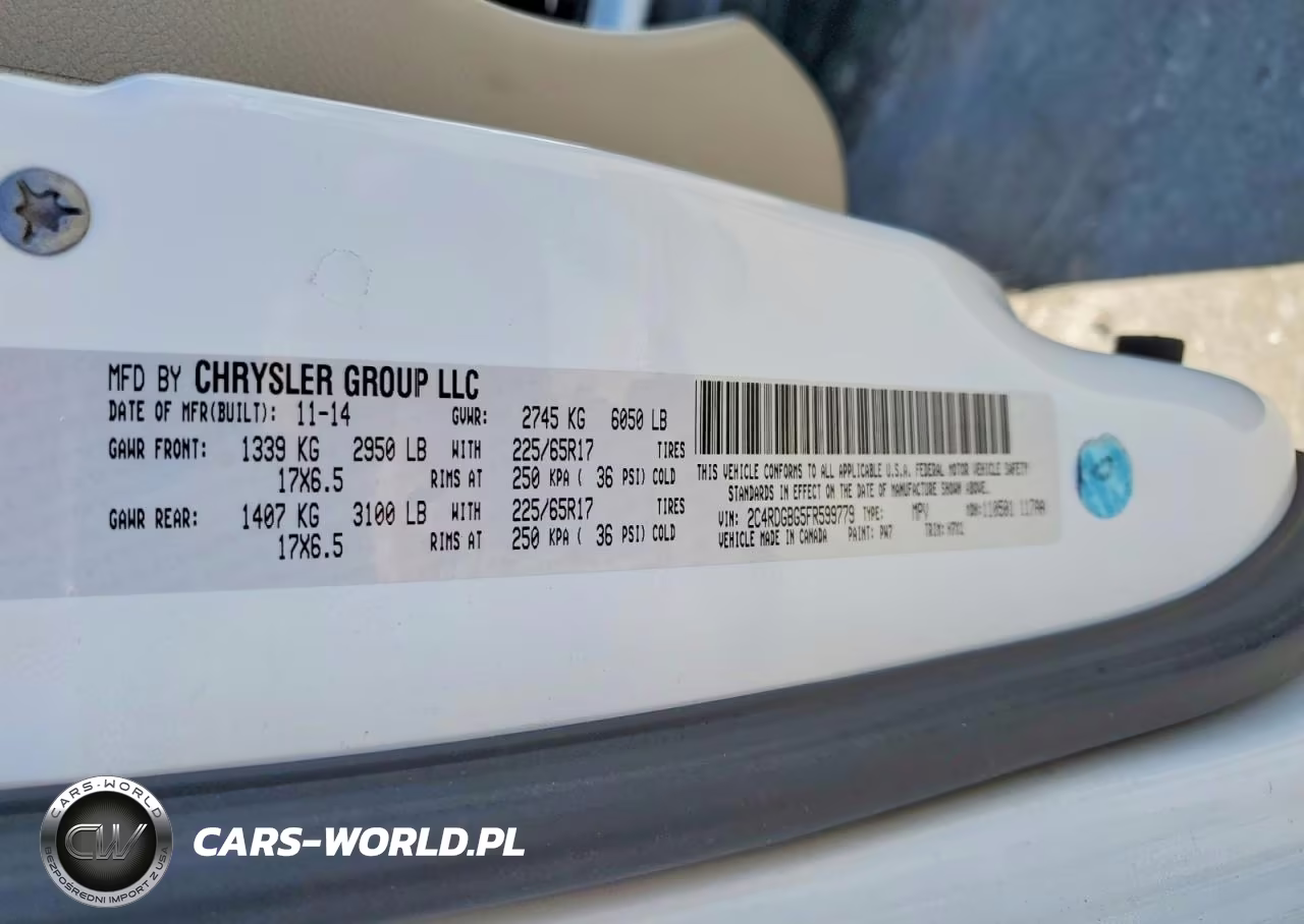 2015 Dodge Grand Caravan Se VIN:2C4RDGBG5FR599779 - 13