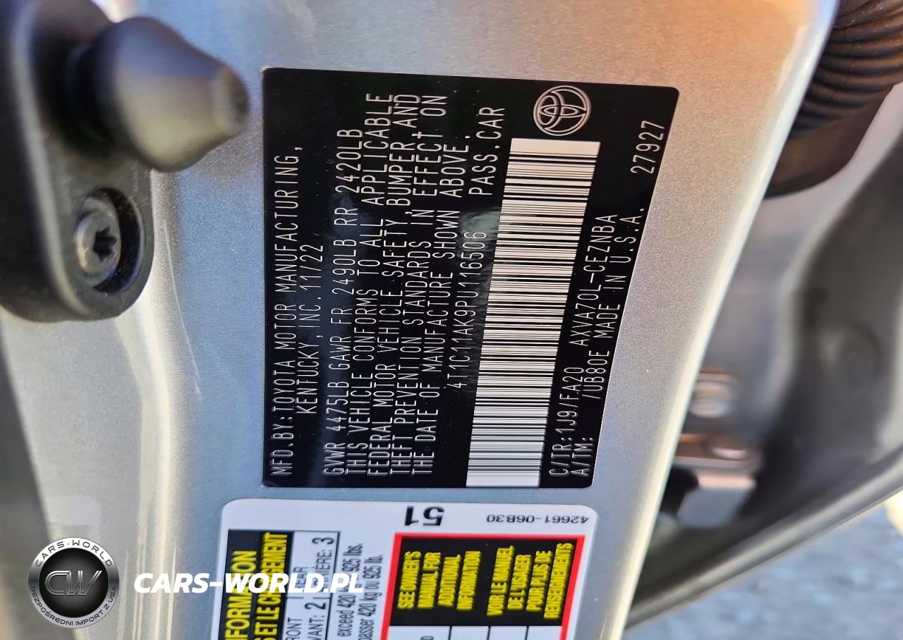 2023 Toyota Camry Le VIN:4T1C11AK9PU116506 - 12