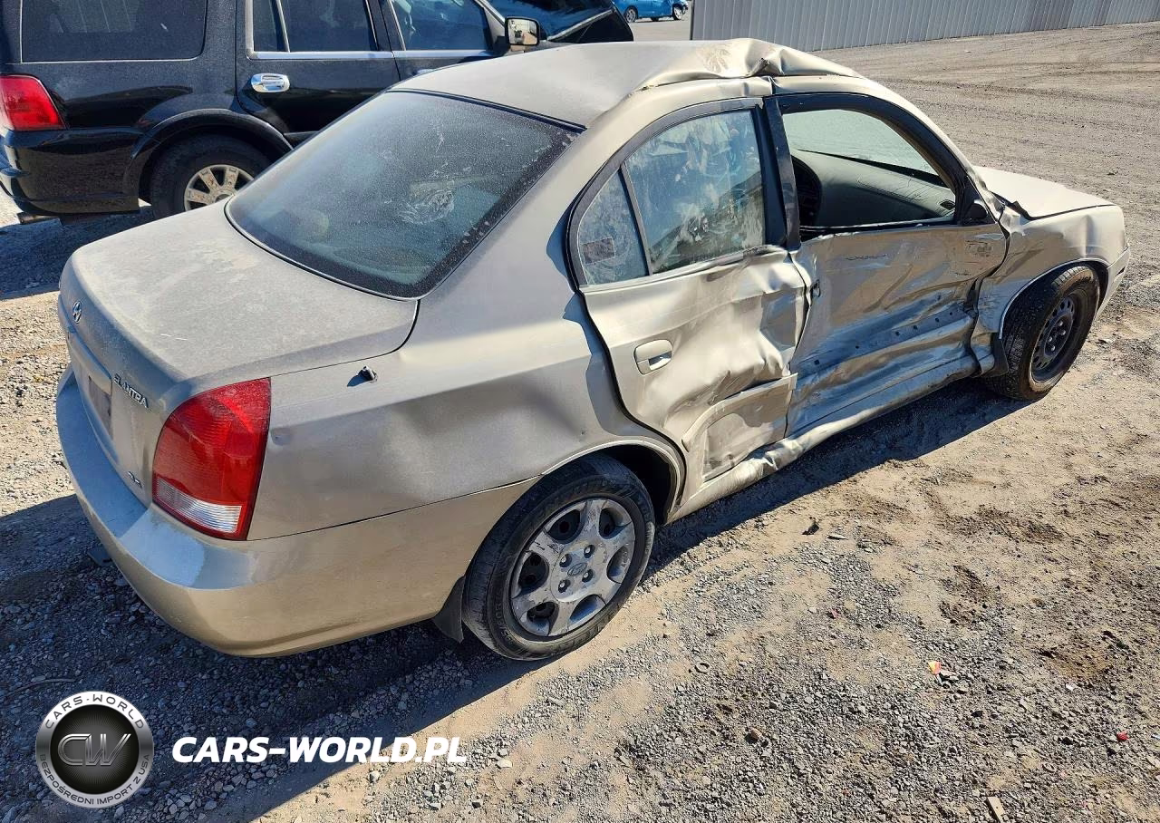 2002 Hyundai Elantra Gls VIN:KMHDN45D32U319566 - 3