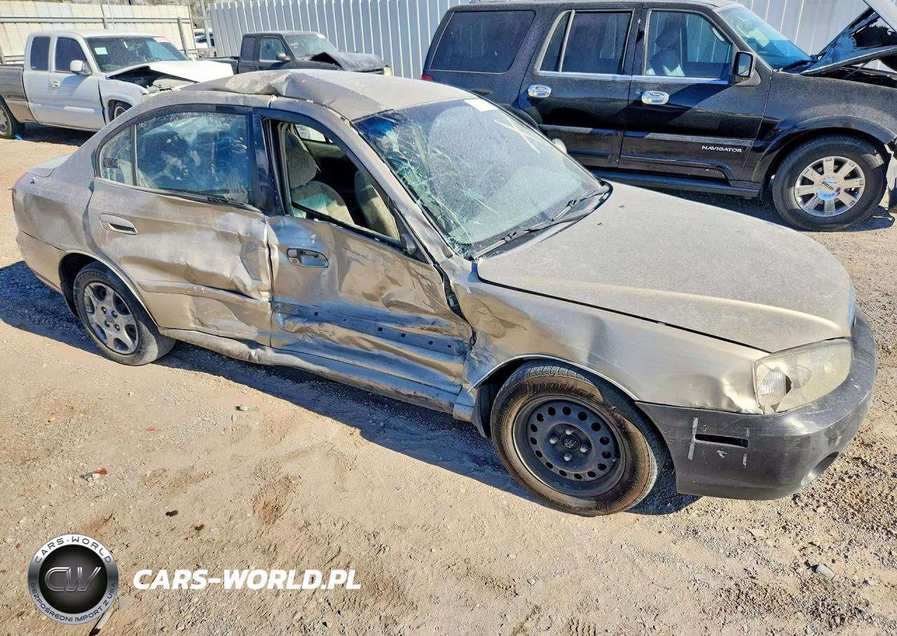 2002 Hyundai Elantra Gls VIN:KMHDN45D32U319566 - 4