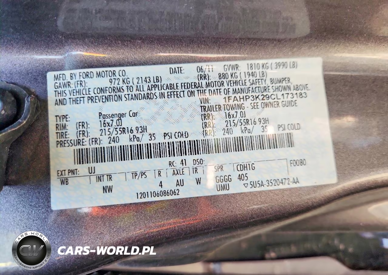 2012 Ford Focus Se VIN:1FAHP3K29CL173183 - 13