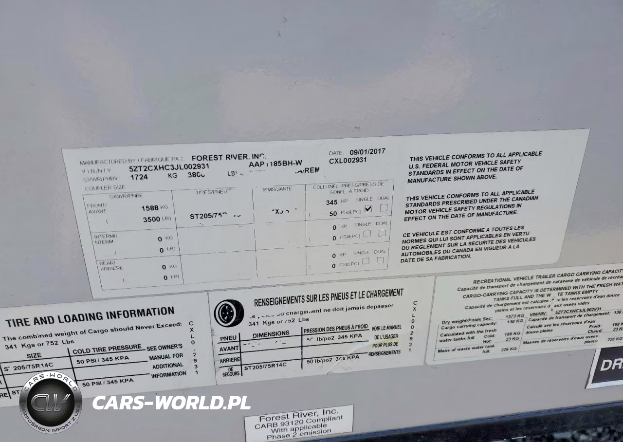 2018 Forest River Apex Camper VIN:5ZT2CXHC3JL002931 - 8