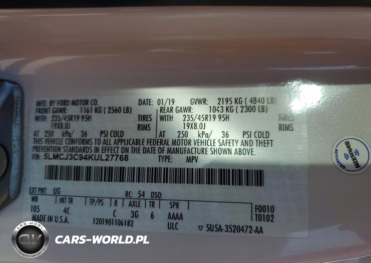 2019 Lincoln Mkc Reserve VIN:5LMCJ3C94KUL27768 - 13
