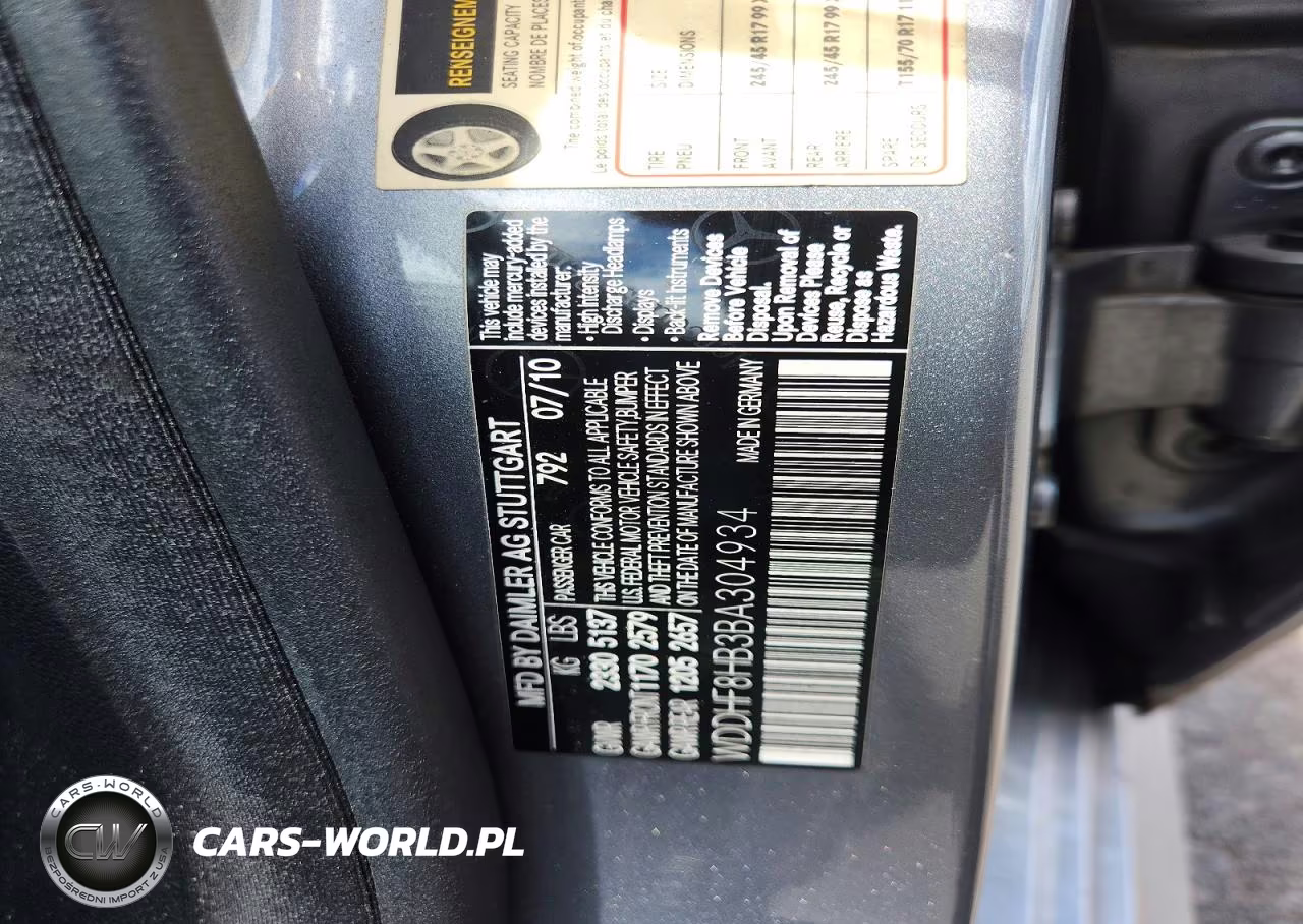 2011 Mercedes-Benz E 350 4Matic VIN:WDDHF8HB3BA304934 - 12