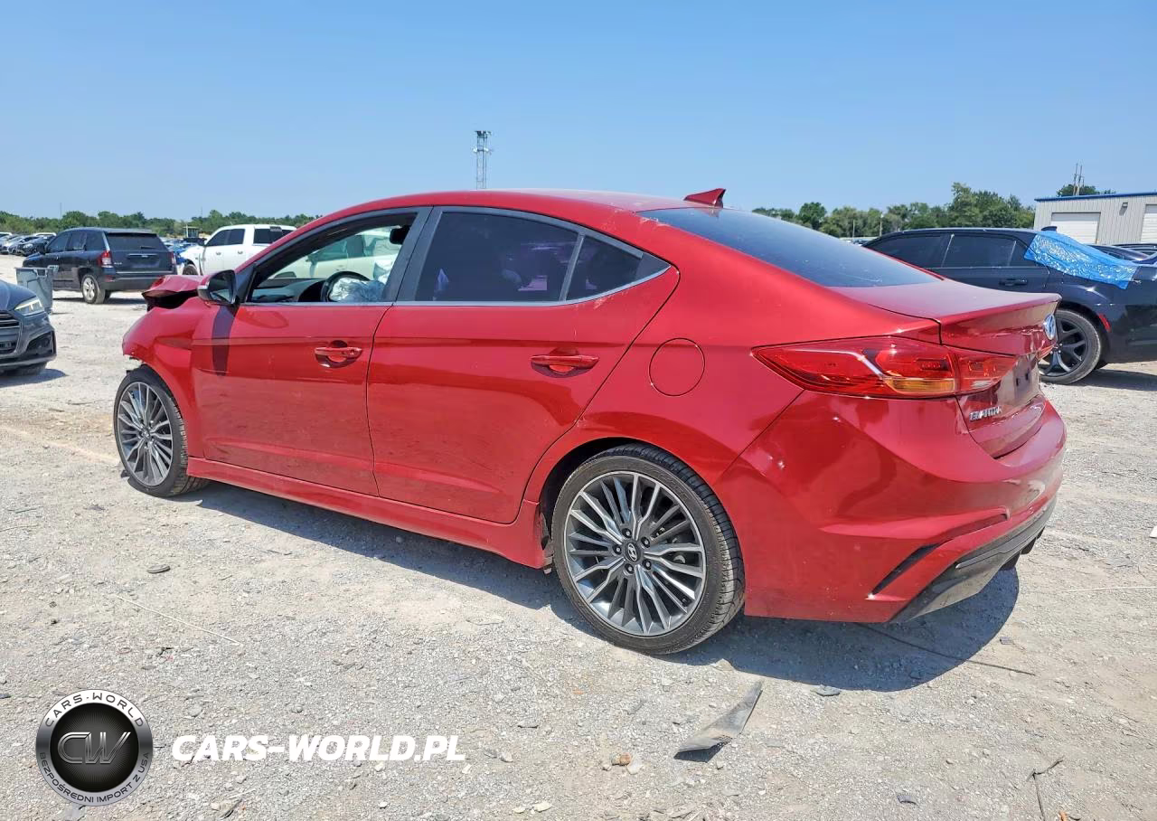 2018 Hyundai Elantra Sport VIN:KMHD04LB3JU499078 - 2