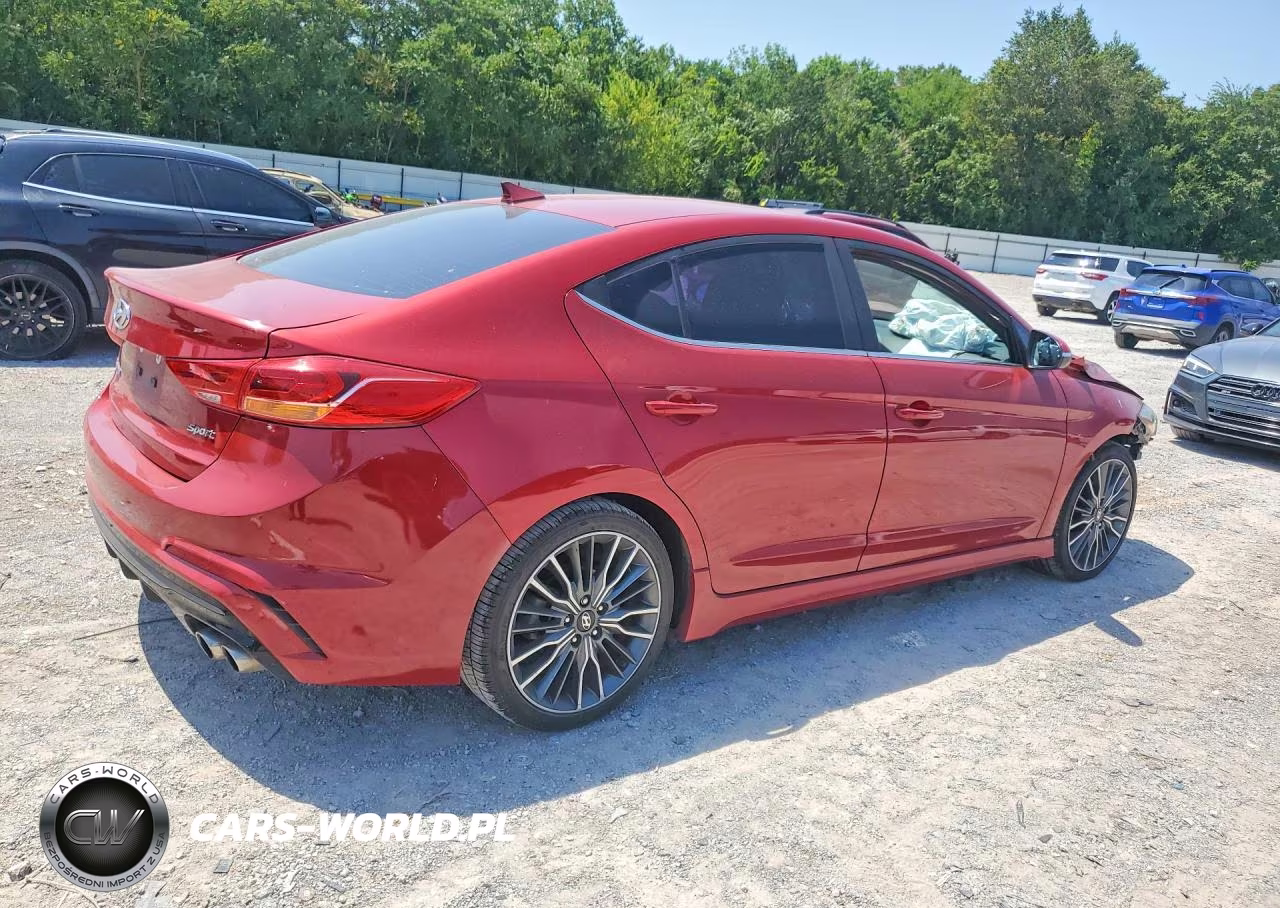 2018 Hyundai Elantra Sport VIN:KMHD04LB3JU499078 - 3