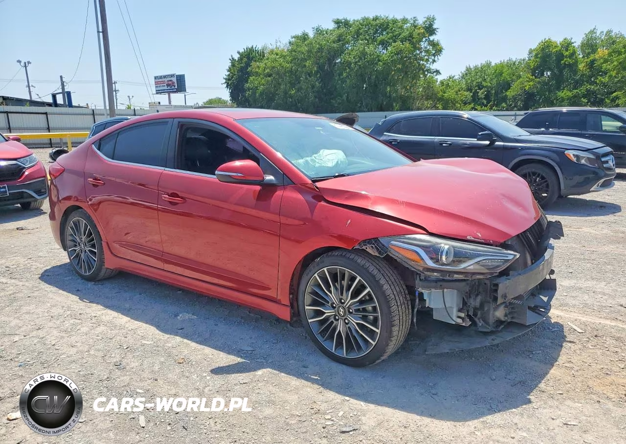 2018 Hyundai Elantra Sport VIN:KMHD04LB3JU499078 - 4