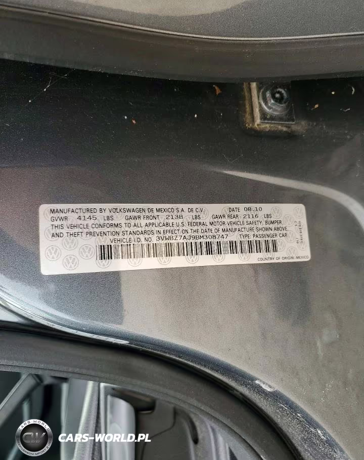 2011 Volk Jetta VIN:3VWBZ7AJ9BM308747 - 12