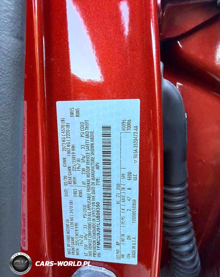 2020 Ford Escape Titanium VIN:1FMCU9J91LUB08350 - 11