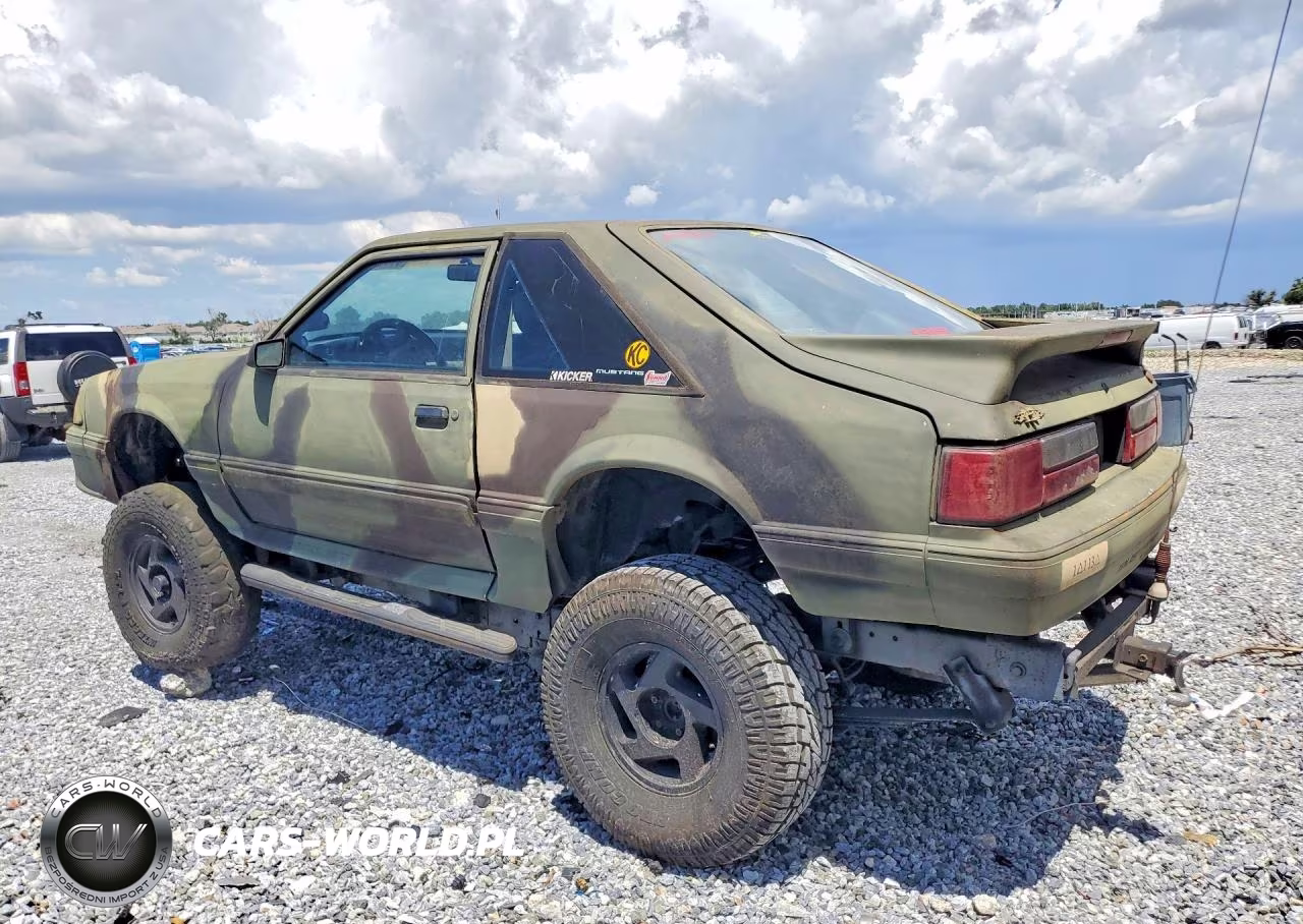 1991 Ford Mustang Lx VIN:1FACP41M3MF175689 - 2