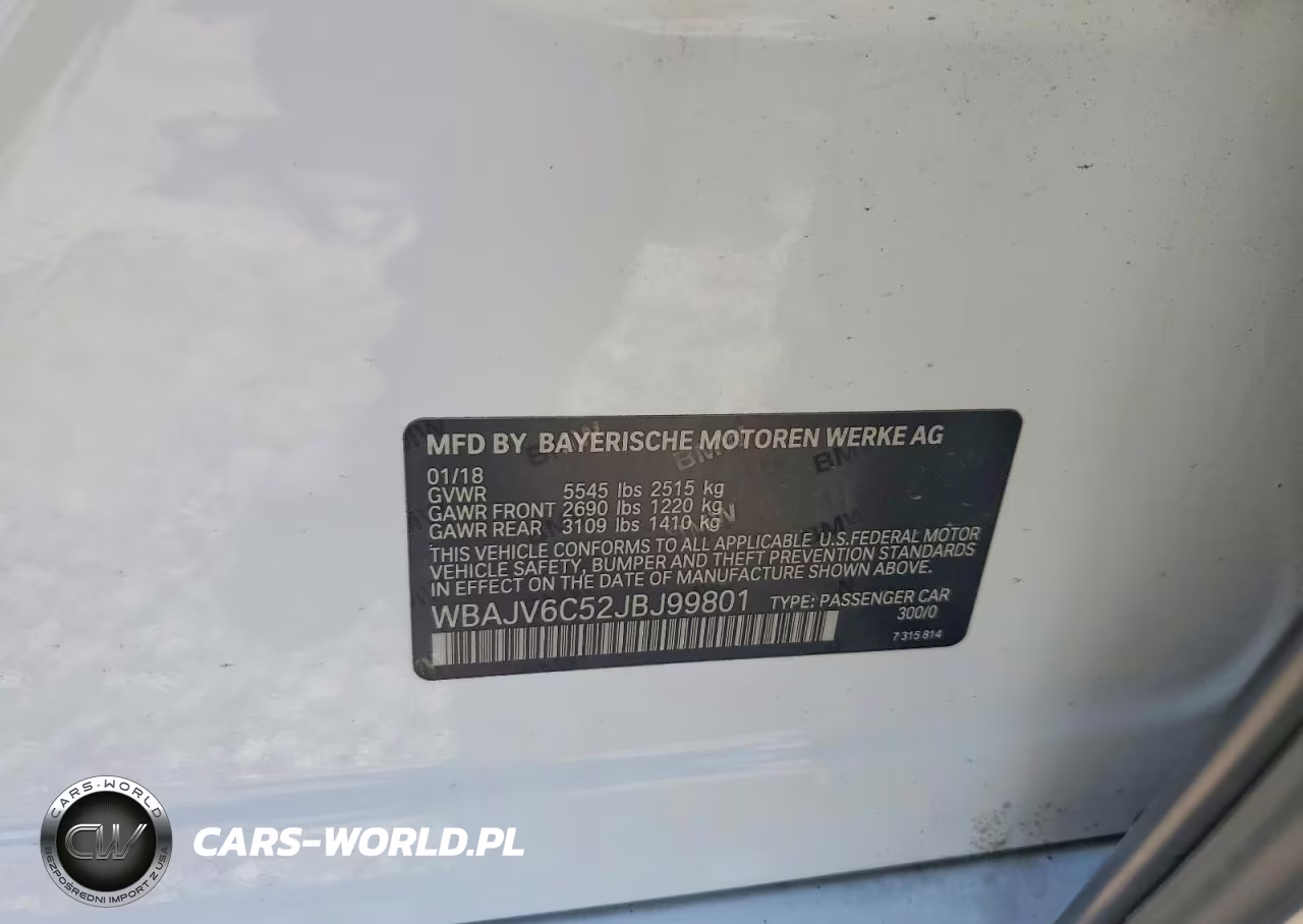 2018 BMW 640 Xigt VIN:WBAJV6C52JBJ99801 - 12