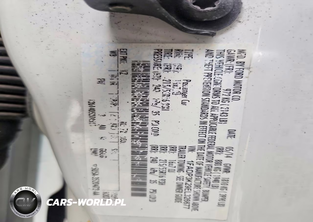 2014 Ford Focus Se VIN:1FADP3K29EL326677 - 12