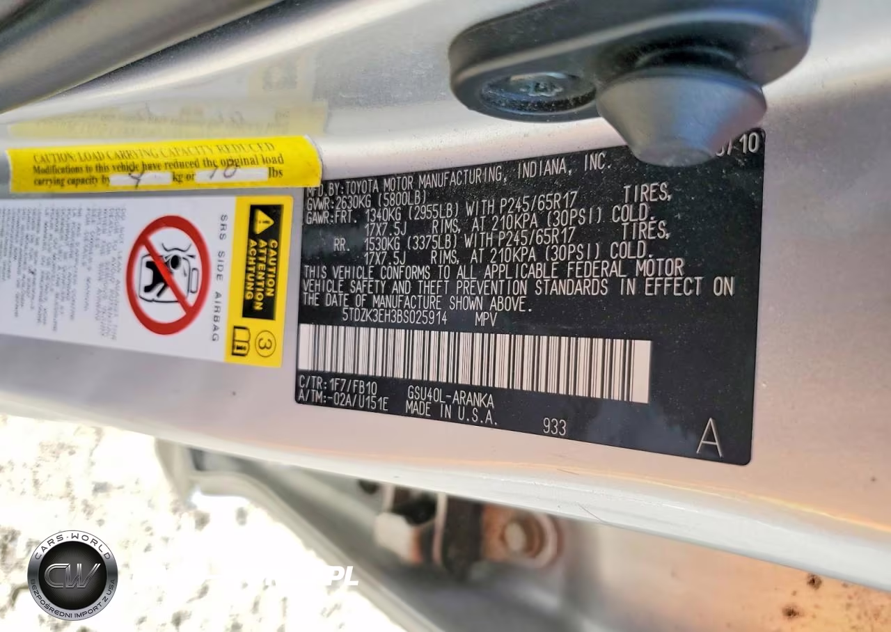 2011 Toyota Highlander Base VIN:5TDZK3EH3BS025914 - 12