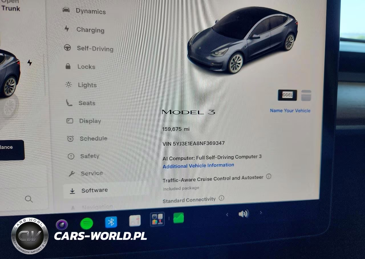 2022 Tesla Model 3 VIN:5YJ3E1EA8NF369347 - 9