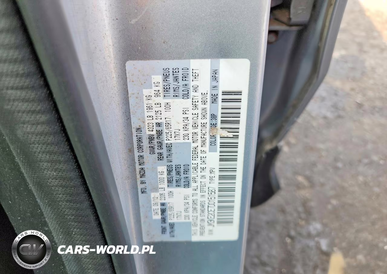 2013 Mazda Cx-5 Touring VIN:JM3KE2CE7D0151587 - 13