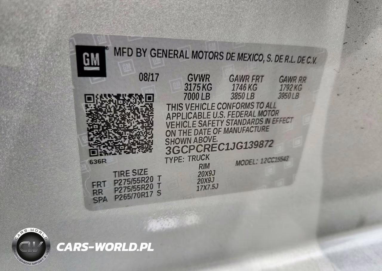2018 Chevrolet Silverado C1500 Lt VIN:3GCPCREC1JG139872 - 12