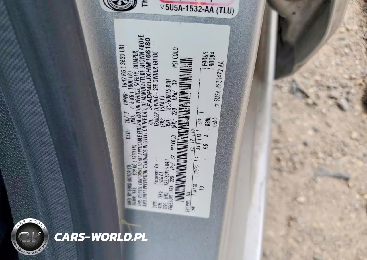 2017 Ford Fiesta Se VIN:3FADP4BJXHM166180 - 12