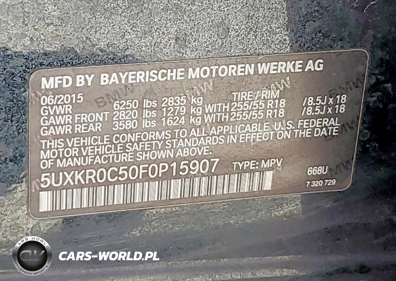 2015 BMW X5 xDrive35I VIN:5UXKR0C50F0P15907 - 13