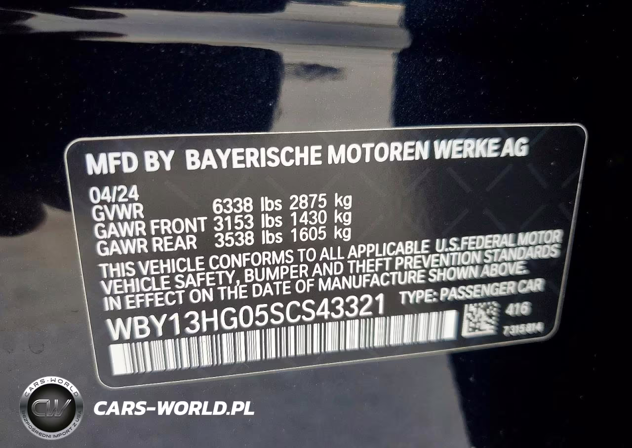 2025 BMW I5 xDrive 40 VIN:WBY13HG05SCS43321 - 12